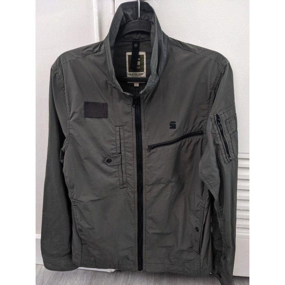 G-Star RAW Cargo Line Military Jacket LARGE WOMENS